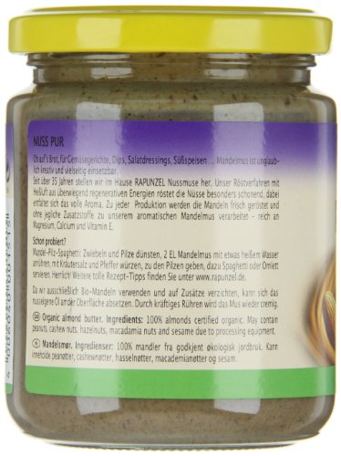 Bio Rapunzel Mandelmus, braun 250 g - VEGAN GESUND &amp; LECKER !Warum ...